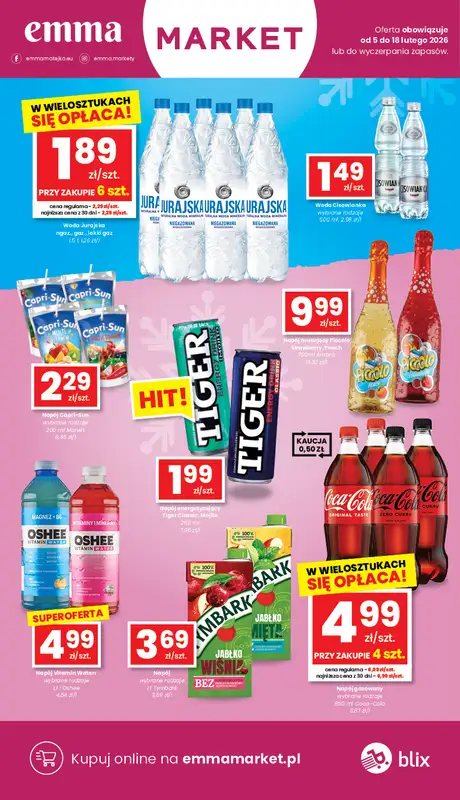 emma MARKET - gazetka promocyjna Gazetka od czwartku 05.02 do środy 18.02 - strona 15