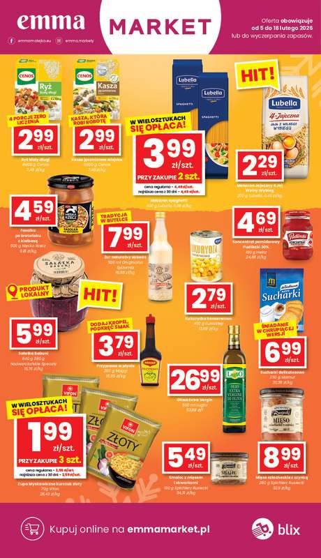 emma MARKET - gazetka promocyjna Gazetka od czwartku 05.02 do środy 18.02 - strona 10