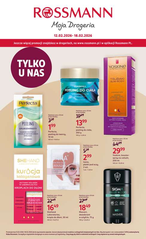 Rossmann - gazetka promocyjna Gazetka od czwartku 12.02 do środy 18.02