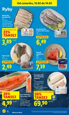 Lidl - gazetka promocyjna Oferta od czwartku od czwartku 12.02 do soboty 14.02 - strona 42