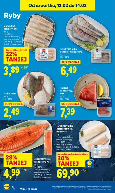 Lidl - gazetka promocyjna Oferta od czwartku od czwartku 12.02 do soboty 14.02 - strona 42