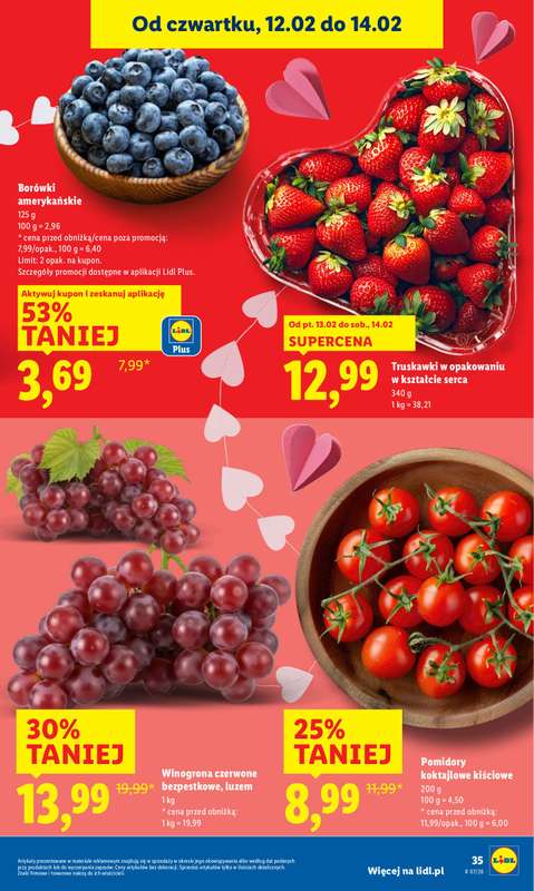 Lidl - gazetka promocyjna Oferta od czwartku od czwartku 12.02 do soboty 14.02 - strona 35