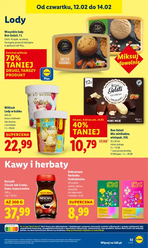 Lidl - gazetka promocyjna Oferta od czwartku od czwartku 12.02 do soboty 14.02 - strona 53