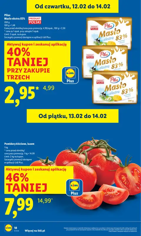 Lidl - gazetka promocyjna Oferta od czwartku od czwartku 12.02 do soboty 14.02 - strona 18