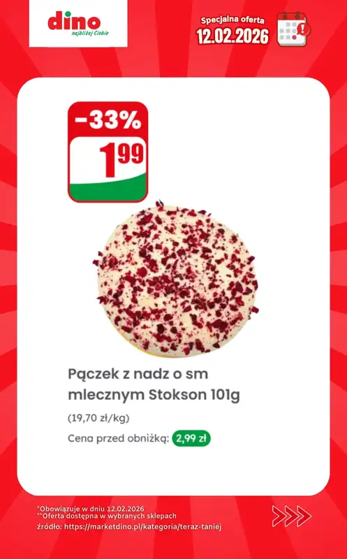 Dino - gazetka promocyjna Specjalna oferta na 12.02.2026 - promocje spoza gazetki od czwartku 12.02 do czwartku 12.02 - strona 3