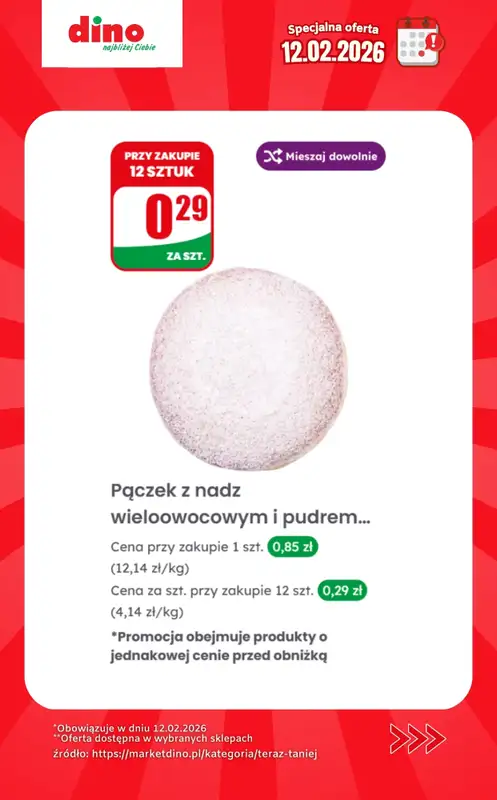 Dino - gazetka promocyjna Specjalna oferta na 12.02.2026 - promocje spoza gazetki od czwartku 12.02 do czwartku 12.02 - strona 2