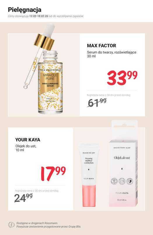 Rossmann - gazetka promocyjna MEGA promocje z nowej gazetki od czwartku 12.02 do środy 18.02 - strona 7