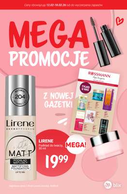 Rossmann - gazetka promocyjna MEGA promocje z nowej gazetki od czwartku 12.02 do środy 18.02
