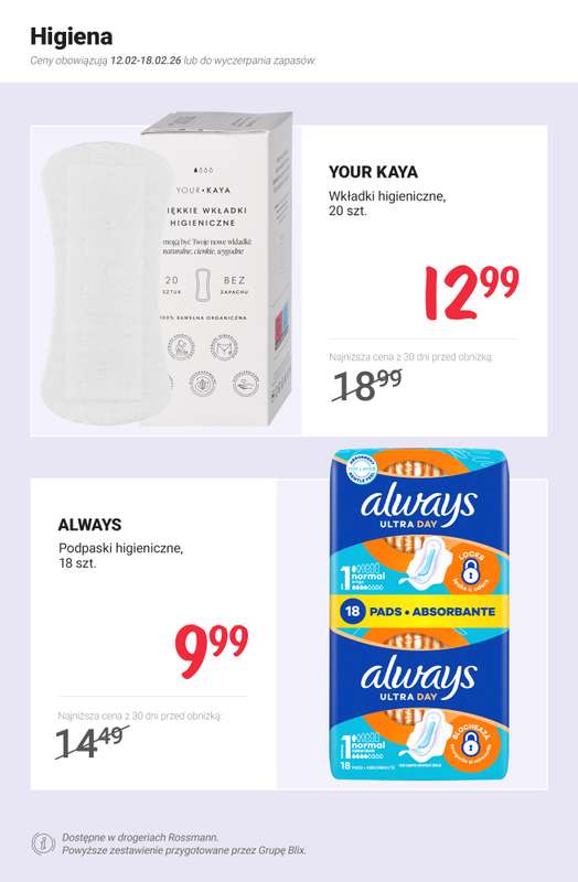 Rossmann - gazetka promocyjna MEGA promocje z nowej gazetki od czwartku 12.02 do środy 18.02 - strona 8