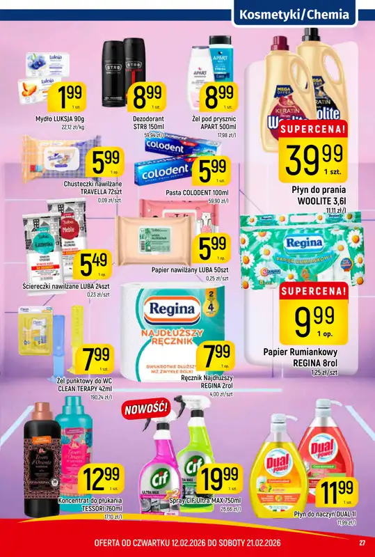 Delikatesy Piotruś Pan - gazetka promocyjna Gazetka od czwartku 12.02 do soboty 21.02 - strona 27