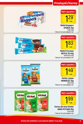 Delikatesy Piotruś Pan - gazetka promocyjna Gazetka od czwartku 12.02 do soboty 21.02 - strona 23