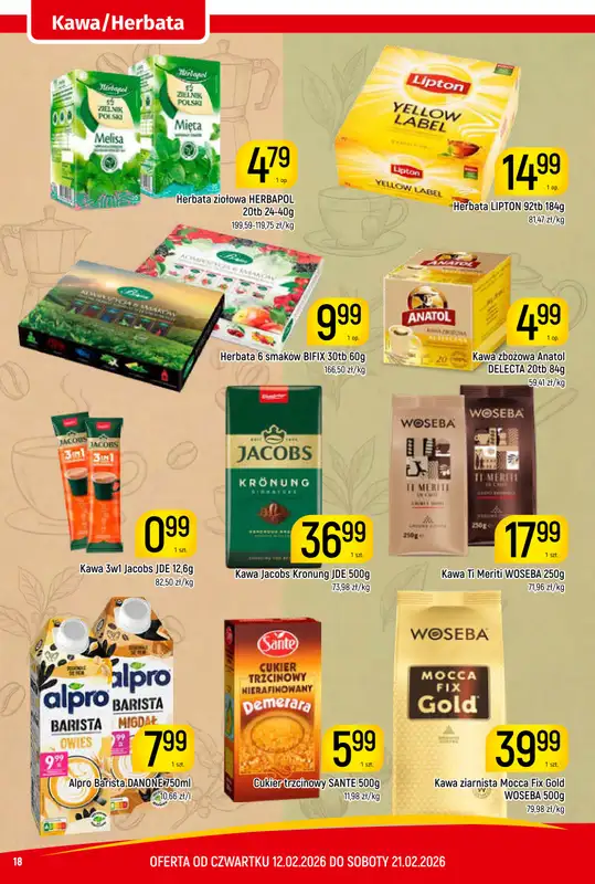 Delikatesy Piotruś Pan - gazetka promocyjna Gazetka od czwartku 12.02 do soboty 21.02 - strona 18