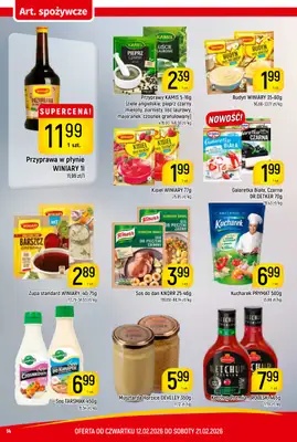 Delikatesy Piotruś Pan - gazetka promocyjna Gazetka od czwartku 12.02 do soboty 21.02 - strona 14