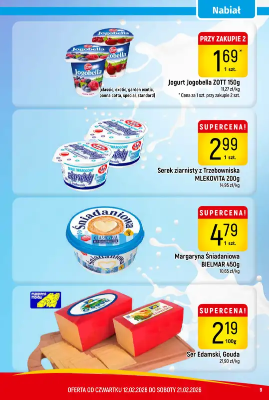 Delikatesy Piotruś Pan - gazetka promocyjna Gazetka od czwartku 12.02 do soboty 21.02 - strona 9