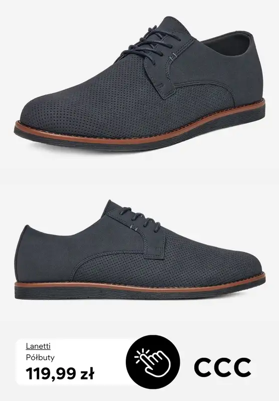 CCC - gazetka promocyjna Back to office - obuwie męskie od czwartku 12.02  - strona 7