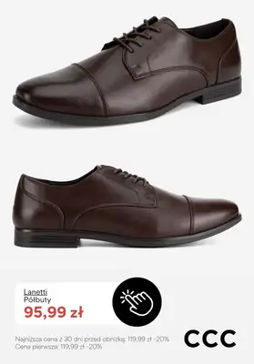 CCC - gazetka promocyjna Back to office - obuwie męskie od czwartku 12.02  - strona 2