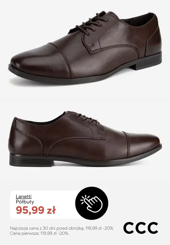 CCC - gazetka promocyjna Back to office - obuwie męskie od czwartku 12.02  - strona 2
