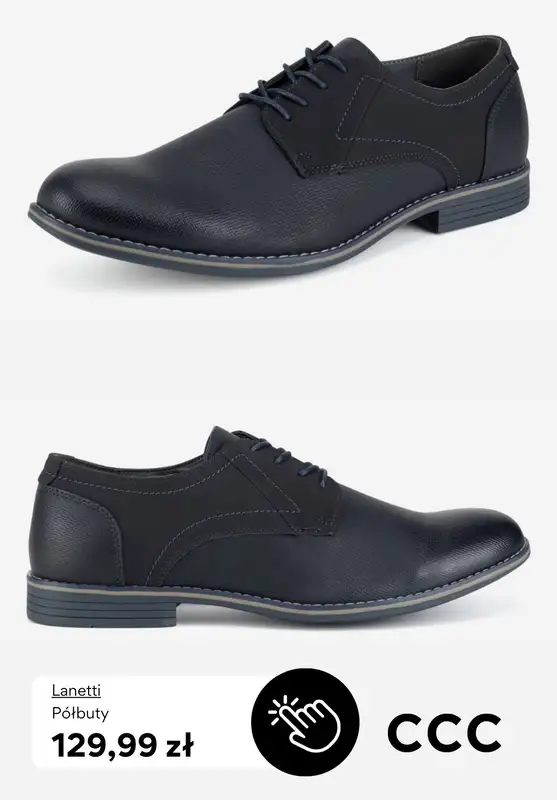 CCC - gazetka promocyjna Back to office - obuwie męskie od czwartku 12.02  - strona 9