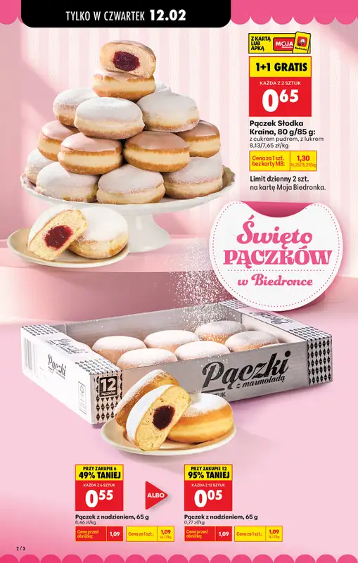 Biedronka - gazetka promocyjna Świat pączków   - strona 2