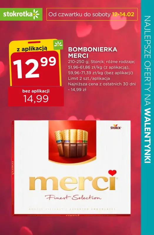 BEST SALE - gazetka promocyjna Upominki na Walentynki | Najlepsze oferty z marketów! od czwartku 12.02 do soboty 14.02 - strona 14