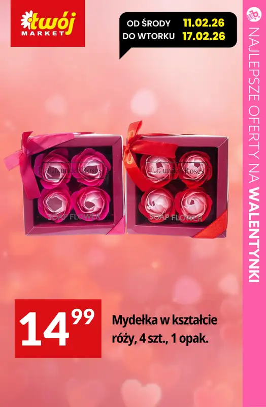 BEST SALE - gazetka promocyjna Upominki na Walentynki | Najlepsze oferty z marketów! od czwartku 12.02 do soboty 14.02 - strona 9
