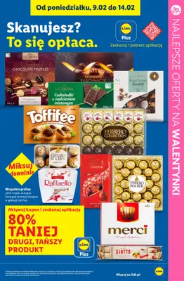 BEST SALE - gazetka promocyjna Upominki na Walentynki | Najlepsze oferty z marketów! od czwartku 12.02 do soboty 14.02 - strona 5