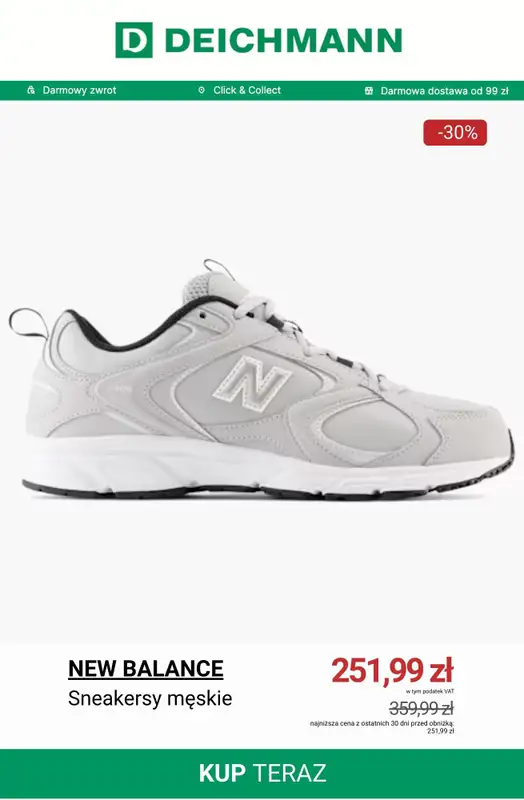 Deichmann - gazetka promocyjna Do -50% na setki produktów od czwartku 12.02  - strona 8