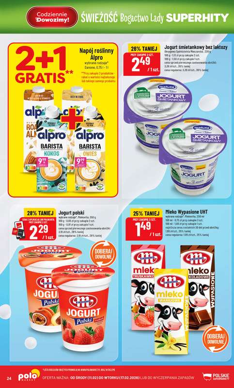 POLOmarket - gazetka promocyjna Gazetka od środy 11.02 do wtorku 17.02 - strona 24