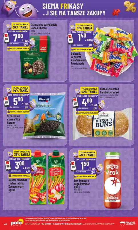 POLOmarket - gazetka promocyjna Gazetka od środy 11.02 do wtorku 17.02 - strona 48