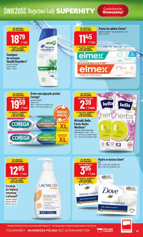 POLOmarket - gazetka promocyjna Gazetka od środy 11.02 do wtorku 17.02 - strona 43