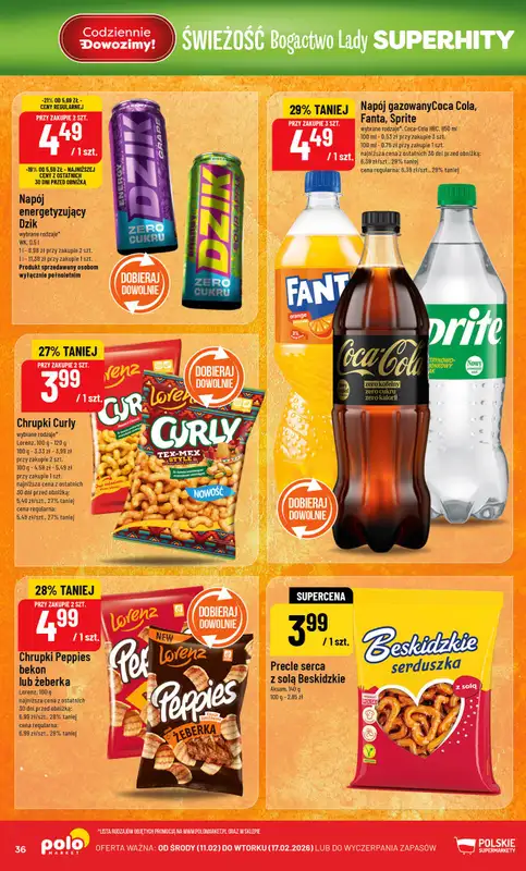 POLOmarket - gazetka promocyjna Gazetka od środy 11.02 do wtorku 17.02 - strona 36