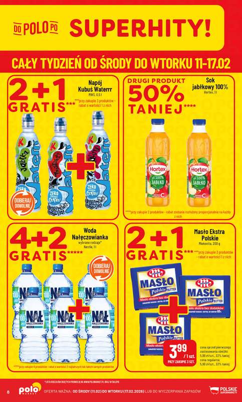 POLOmarket - gazetka promocyjna Gazetka od środy 11.02 do wtorku 17.02 - strona 8