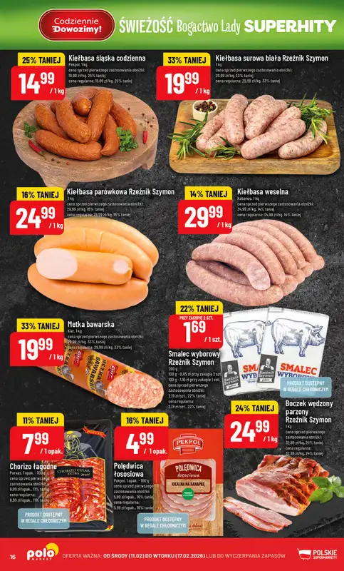 POLOmarket - gazetka promocyjna Gazetka od środy 11.02 do wtorku 17.02 - strona 16