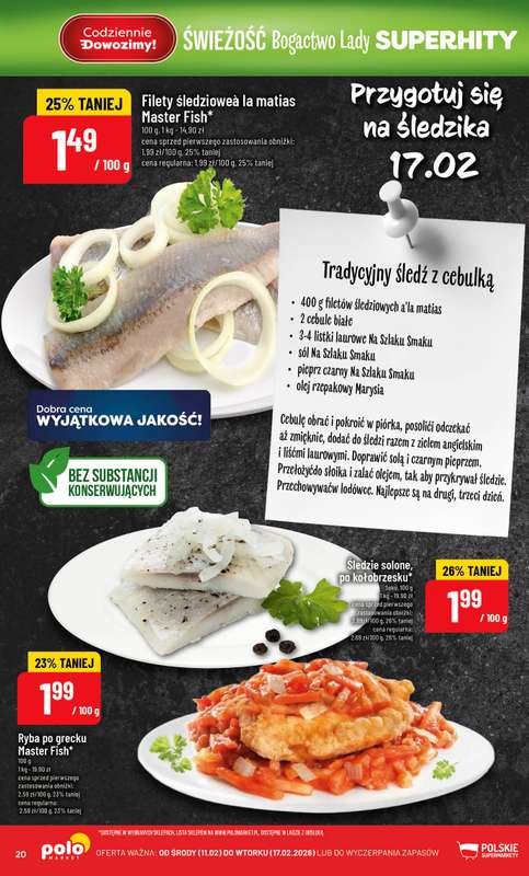 POLOmarket - gazetka promocyjna Gazetka od środy 11.02 do wtorku 17.02 - strona 20
