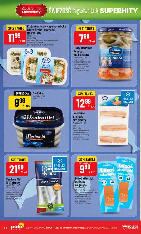 POLOmarket - gazetka promocyjna Gazetka od środy 11.02 do wtorku 17.02 - strona 26