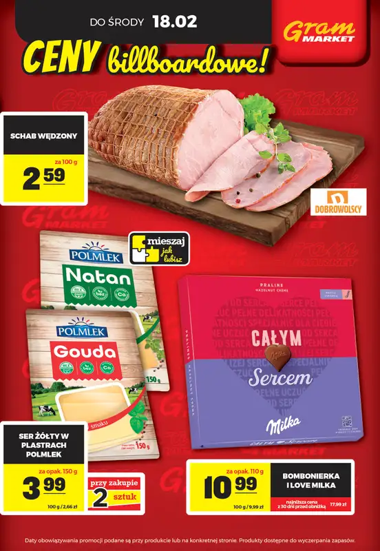 Gram Market - gazetka promocyjna Cały tydzień niskie ceny od piątku 13.02 do środy 18.02 - strona 3