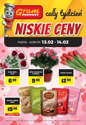 Gram Market - gazetka promocyjna Cały tydzień niskie ceny od piątku 13.02 do środy 18.02