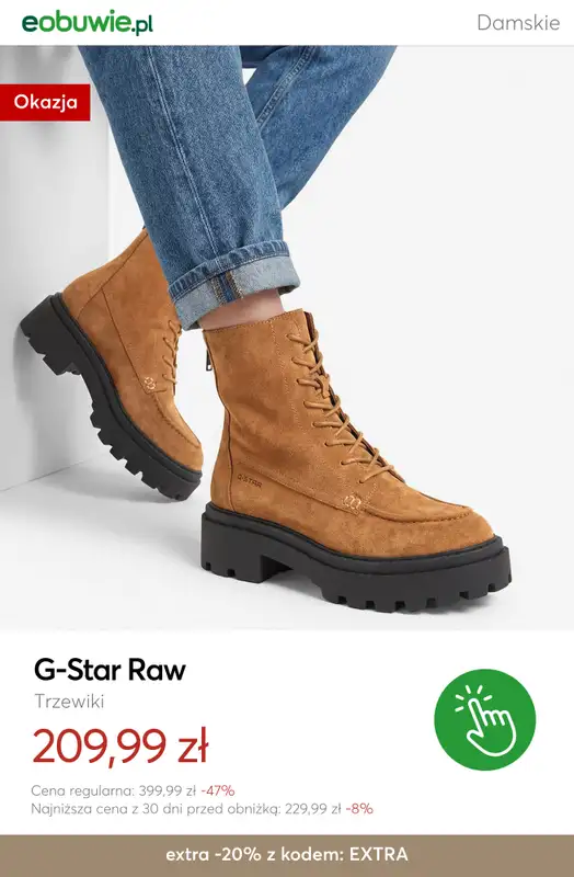 eobuwie.pl - gazetka promocyjna Rabaty do -26% przy zakupie 2 par butów od czwartku 12.02 do poniedziałku 16.02 - strona 8