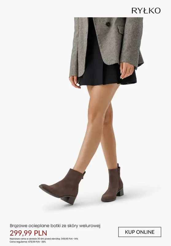 Ryłko - gazetka promocyjna Damskie botki - PROMOCJE od czwartku 12.02  - strona 3