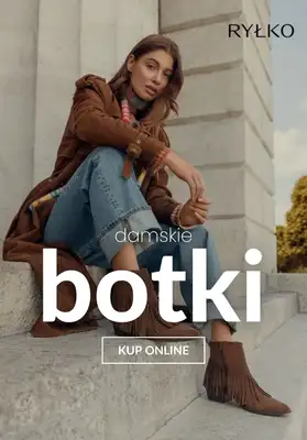 Ryłko - gazetka promocyjna Damskie botki - PROMOCJE od czwartku 12.02 