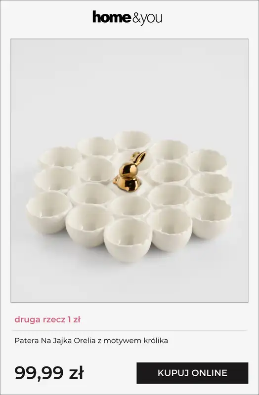 home&you - gazetka promocyjna Druga rzecz 1 zł od czwartku 12.02 do poniedziałku 16.02 - strona 5
