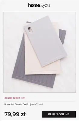home&you - gazetka promocyjna Druga rzecz 1 zł od czwartku 12.02 do poniedziałku 16.02 - strona 9
