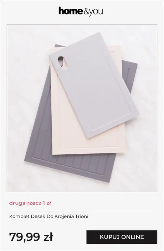 home&you - gazetka promocyjna Druga rzecz 1 zł od czwartku 12.02 do poniedziałku 16.02 - strona 9
