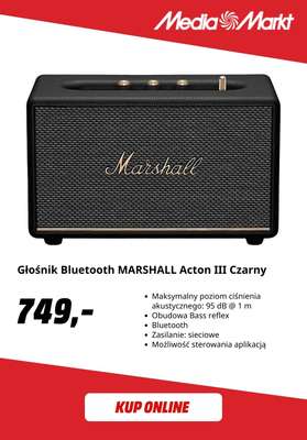 Głośnik Bluetooth MARSHALL Acton III Czarny