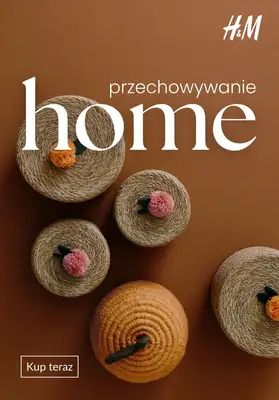 H&M - gazetka promocyjna HOME: przechowywanie od czwartku 12.02 