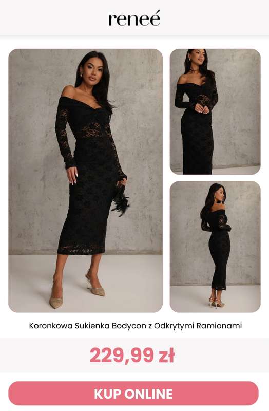 Renee - gazetka promocyjna Czarne sukienki od czwartku 12.02 do czwartku 19.02 - strona 8