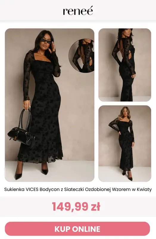 Renee - gazetka promocyjna Czarne sukienki od czwartku 12.02 do czwartku 19.02 - strona 4