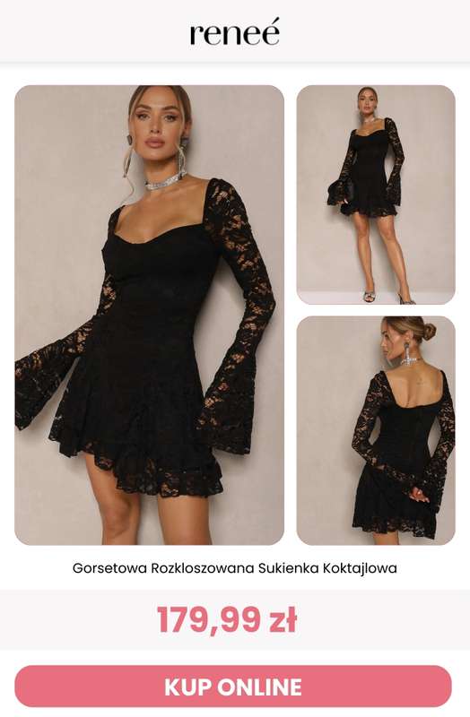 Renee - gazetka promocyjna Czarne sukienki od czwartku 12.02 do czwartku 19.02 - strona 2