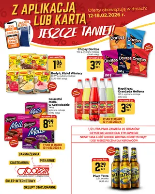 Społem Częstochowa - gazetka promocyjna Plakaty promocyjne od czwartku 12.02 do środy 18.02