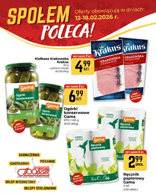 Społem Częstochowa - gazetka promocyjna Plakaty promocyjne od czwartku 12.02 do środy 18.02 - strona 3